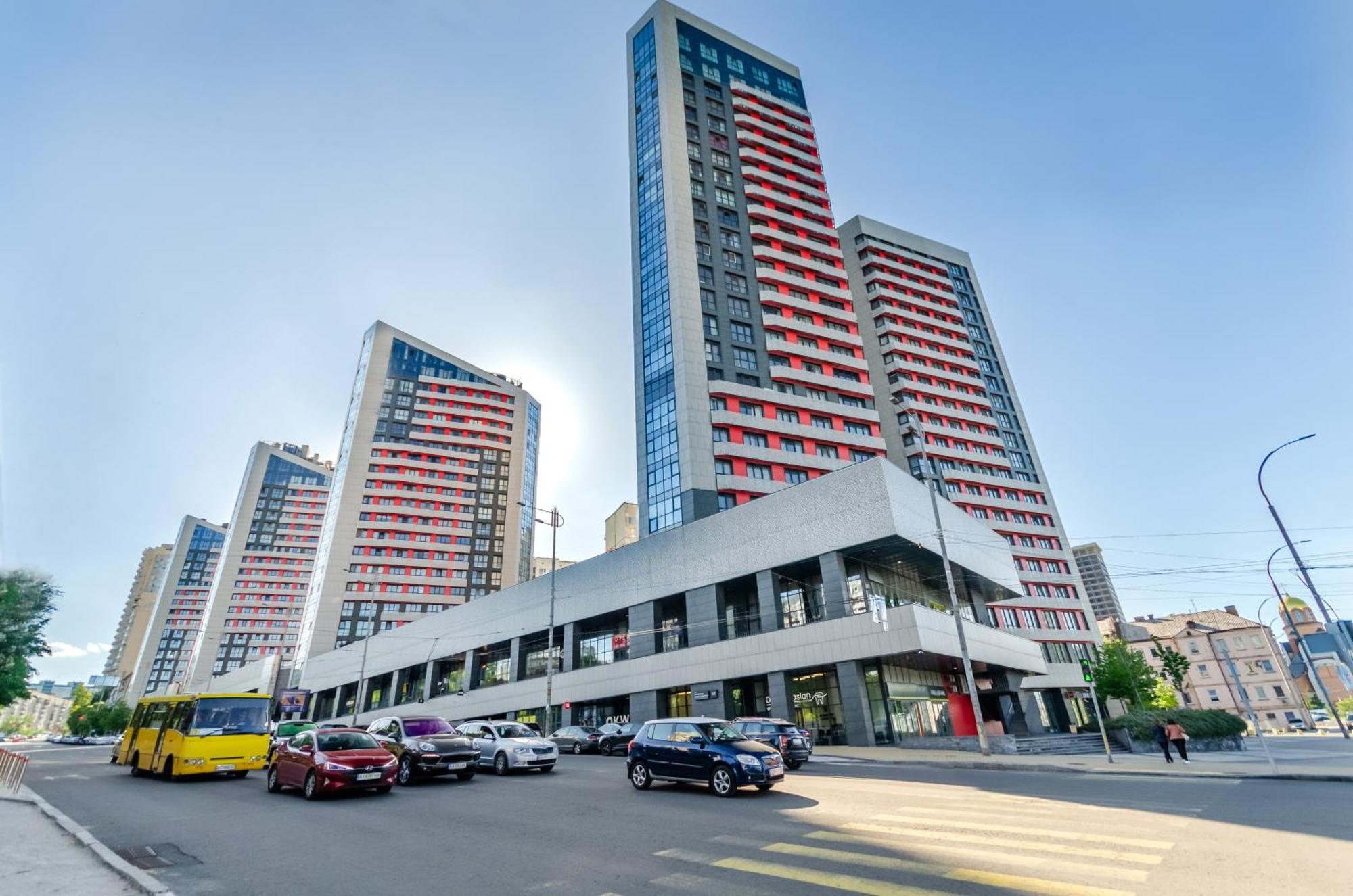 Petrovdom 205-206 Panoramic City View Apartments At Rc Kvartet, Central Railway Station Κίεβο Εξωτερικό φωτογραφία